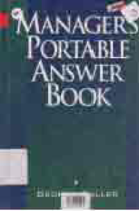 Image of MANAGER'S PORTABLE ANSWER BOOK