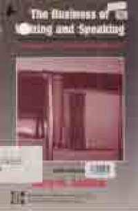 Image of THE BUSINESS OF WRITING AND SPEAKING; AMANAGERIAL COMMUNICATION MANUAL