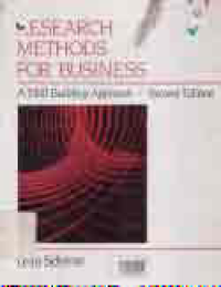 RESEARCH METHODS FOR BUSINESS; A SKILL BUILDING APPROACH