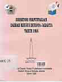 Image of DIREKTORI PERPUSTAKAAN DAERAH KHUSUS IBUKOTA JAKARTA TAHUN 1998