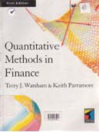 QUANTITATIVE METHODS IN FINANCE