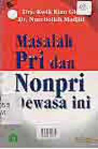 Image of MASALAH PRI DAN NONPRI DEWASA INI