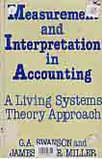 Image of MEASUREMENT AND INTERPRETATION IN ACCOUNTING