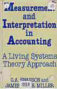 MEASUREMENT AND INTERPRETATION IN ACCOUNTING