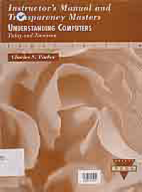 Image of INSTRUCTOR'S MANUAL AND TRANSPARENCY MASTERS UNDERSTANDING COMPUTER TODAY AND TOMORROW