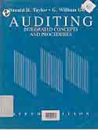 AUDITING INTEGRATED CONCEPTS AND PROCEDURES