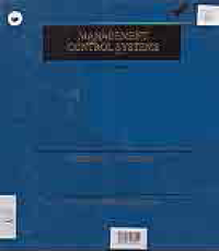 Image of MANAGEMENT CONTROL SYSTEMS