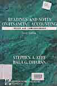 Image of READING AND NOTES ON FINANCIAL ACCOUNTING; ISSUES AND CONTROVERCIES
