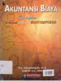 Image of AKUNTANSI BIAYA DILENGKAPI DENGAN ISU-ISU KONTEMPORER