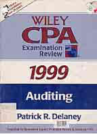 Image of WILEY CPA EXAMINATION REVIEW 1999; AUDITING