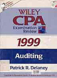 WILEY CPA EXAMINATION REVIEW 1999; AUDITING