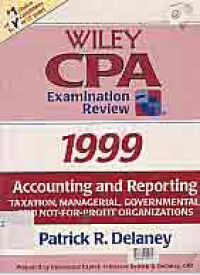 Image of ACCOUNTING AND REPORTING; WILEY CPA EXAMINATION REVIEW 1999
