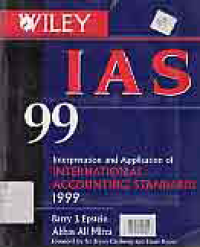 INTERPRETATION AND APPLICATION OF INTERNATIONAL ACCOUNTING STANDARDS, 1999