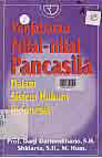 Image of PENJABARAN NILA-NILAI PANCASILA DALAM SISTEM HUKUM INDONESIA