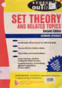 Image of SCHAUM'S OUTLINE OF THEORY AND PROBLEMS OF SET THEORY AND RELATED TOPICS