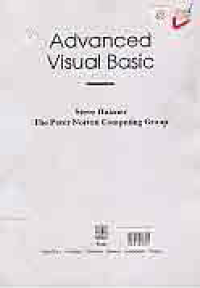 ADVANCED VISUAL BASIC