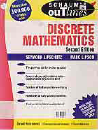 Image of SCHAUM'S OUTLINE OF THEORY AND PROBLEMS OF DISCRETE MATHEMATICS