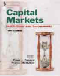 CAPITAL MARKET; INSTITUTIONS AND INSTRUMENTS