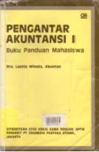 Image of PENGANTAR AKUNTANSI 1; Buku Panduan Mahasiswa
