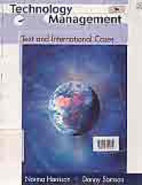 Image of TECHNOLOGY MANAGEMENT; TEXT AND INTERNATIONAL CASES