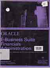 Image of ORACLE; E-BUSINESS SUITE FINANCIALS ADMINISTRATION
