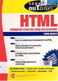 SCHAUM OUT LINE HTML; Introduction to Web Page Design and Development