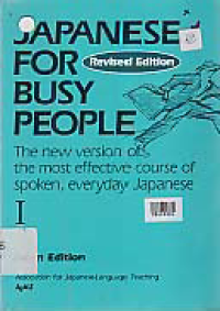 Image of JAPANESE FOR BUSY PEOPLE I