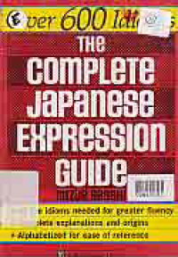 Image of THE COMPLETE JAPANESE VERB GUIDE
