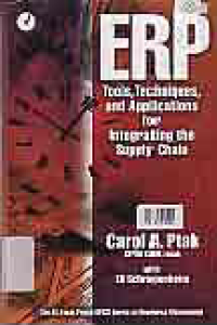 Image of ERP; TOOLS, TECHNIQUES, AND APPLICATIONS FOR INTEGRATING THE SUPPLY CHAIN (+CD)