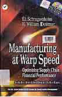 MANUFACTURING AT WARP SPEED: Optimizing Supply Chain Financial Performance + CD