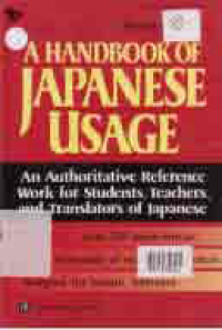 Image of A HANDBOOK OF JAPANESE USAGE