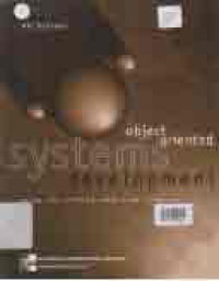 Image of OBJECT BORIENTED SYSTEMS DEVELOPMENT; USING THE UNIFIED MODELING LANGUAGE