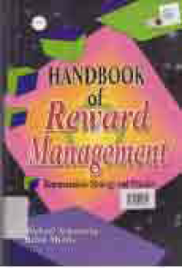 Image of HANDBOOK OF REWARD MANAGEMENT; REMUNERATION STRATEGY AND PRACTICE