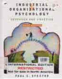 Image of INDUSTRIAL ORGANIZATION PSYCHOLOGY