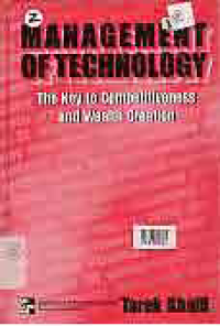 Image of MANAGEMENT OF TECHNOLOGY