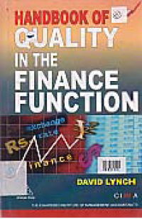 Image of HANDBOOK OF QUALITY IN THE FINANCE FUNCTION
