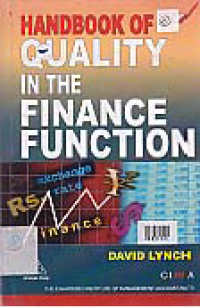 HANDBOOK OF QUALITY IN THE FINANCE FUNCTION