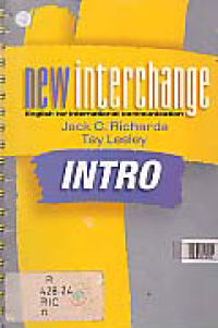 Image of NEW INTERCHANGE ' INTRO '