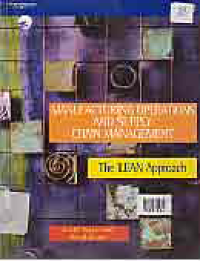 Image of MANUFACTURING OPERATIONS AND SUPPLY CHAIN MANAGEMENT: The LEAN Approach