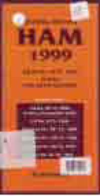 Image of UNDANG-UNDANG HAM 1999; UU RI NO. 39 TH.1999 TENTANG HAK ASASI MANUSIA