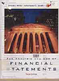 Image of THE ANALYSIS AND USE OF FINANCIAL STATEMENTS