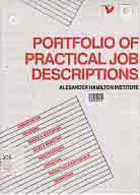 Image of PORTFOLIO OF PRACTICAL JOB DESCRIPTIONS