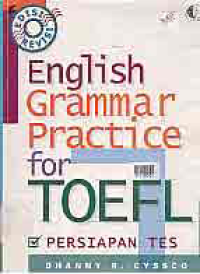 Image of ENGLISH GRAMMAR PRACTICE FOR TOEFL PREPARATION TEST