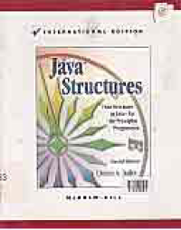 Image of JAVA STRUCTURES; DATA STRUCTURE IN JAVA FOR THE PRINCIPLED PROGRAMMER