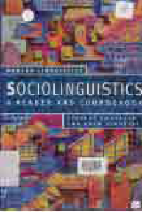 Image of SOCIOLINGUISTICS; A READER AND COURSEBOOK