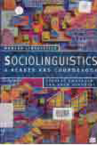 SOCIOLINGUISTICS; A READER AND COURSEBOOK