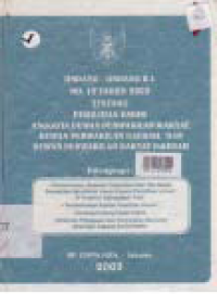 Image of UNDANG-UNDANG NO. 12 TAHUN 2003 TENTANG PEMILIHAN UMUM, ANGGOTA DPR DAN DPRD