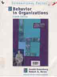 Image of BEHAVIOR IN ORGANIZATIONS