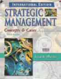 Image of STRATEGIC MANAGEMENT; CONCEPTS & CASES