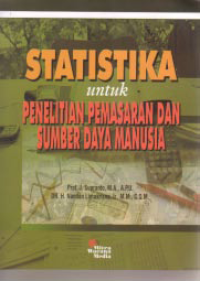 Image of STATISTIKA: Untuk Penelitian Pemasaran dan Sumberdaya Manusia